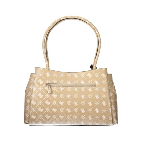 Sac à main beige en polyéthylène Guess