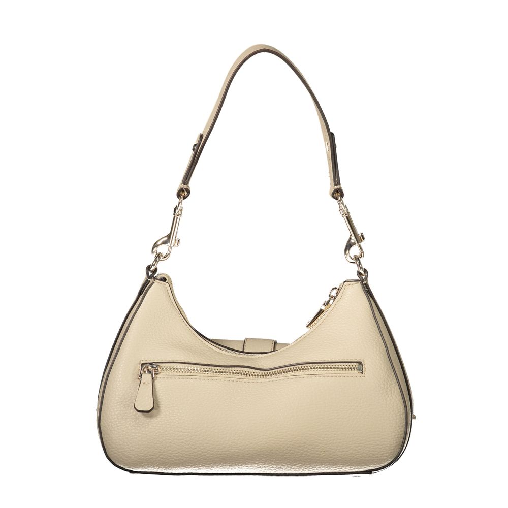 Guess beige polyethylene shoulder bag
