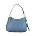 Sac bandoulière en cuir bleu Coccinelle