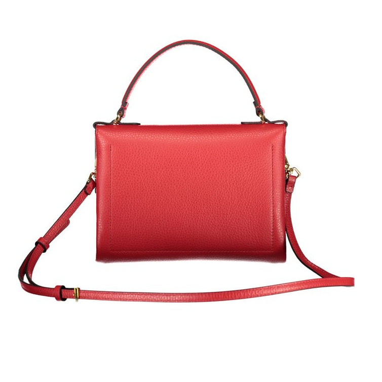 Sac bandoulière en cuir rouge Coccinelle
