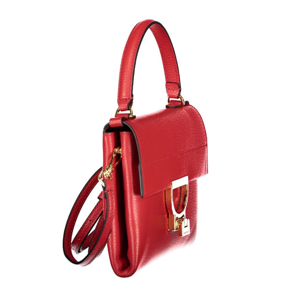 Sac bandoulière en cuir rouge Coccinelle