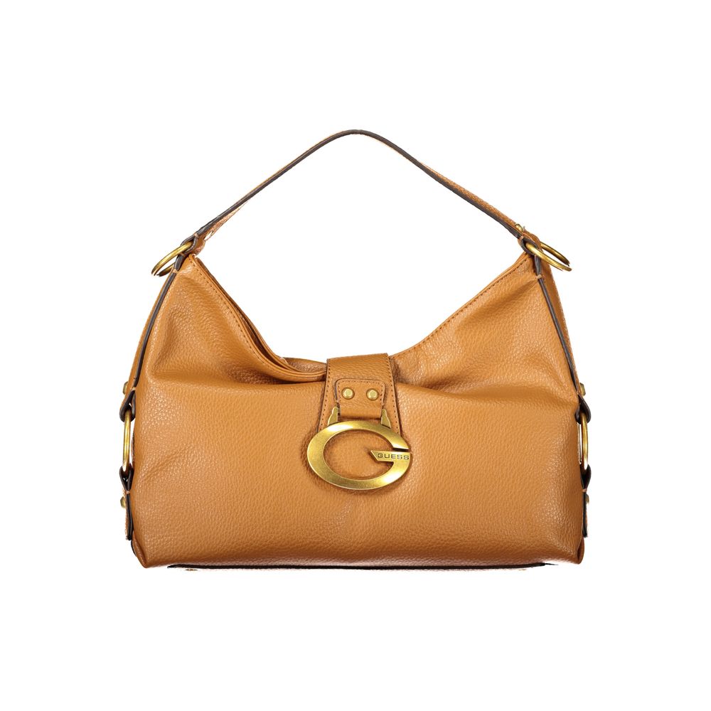 Guess brown polyethylene handbag