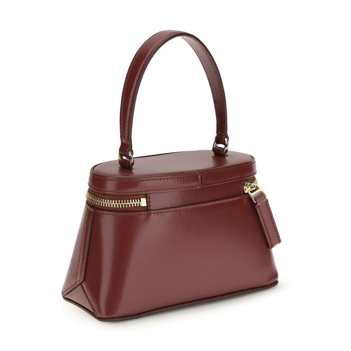 Sac à main Bos Taurus en cuir de veau bordeaux Givenchy
