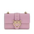 Sac bandoulière Bos Taurus en cuir de veau rose Pinko