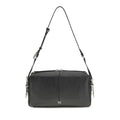 Sac bandoulière Bos Taurus en cuir de veau noir Pinko