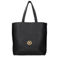 Sac à main en cuir noir Versace