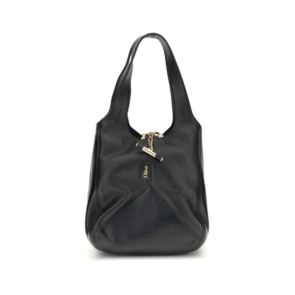 Sac bandoulière en cuir de buffle noir Chloé