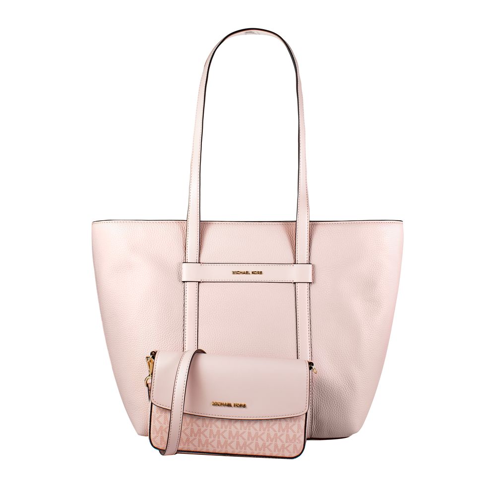 Sac à main en fourrure rose Michael Kors
