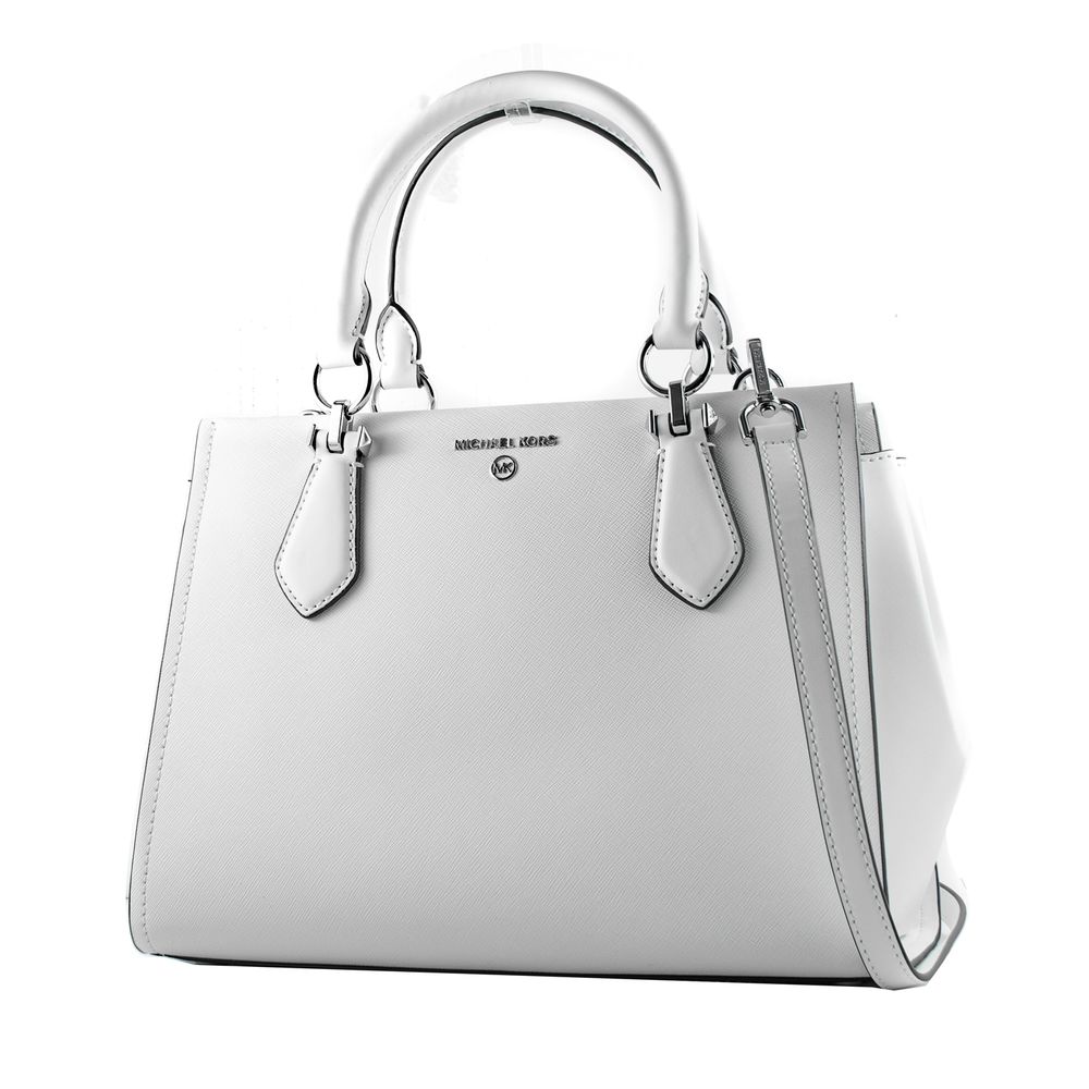 Sac à main en toile blanc Michael Kors