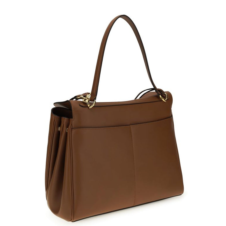 Sac à main Bos Taurus en cuir de veau marron Balenciaga