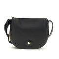 Sac bandoulière Bos Taurus en cuir de veau noir Burberry