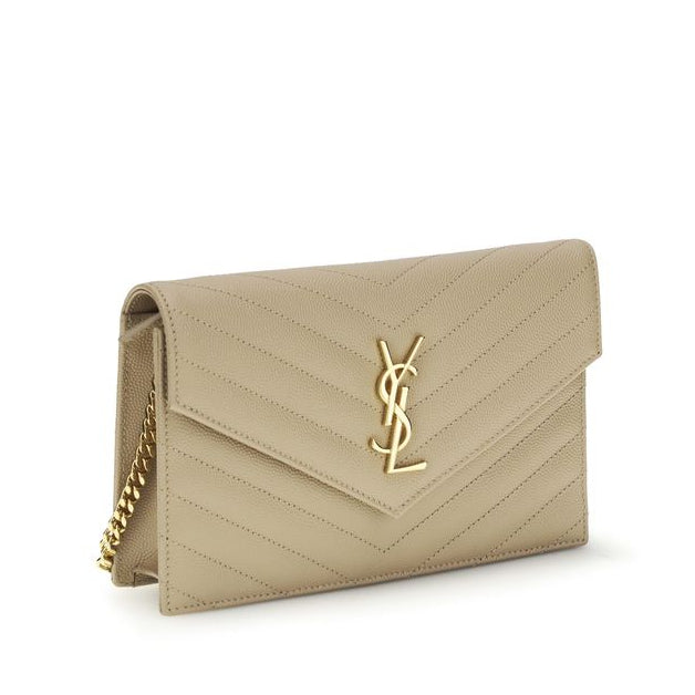 Sac bandoulière Bos Taurus en cuir de veau beige