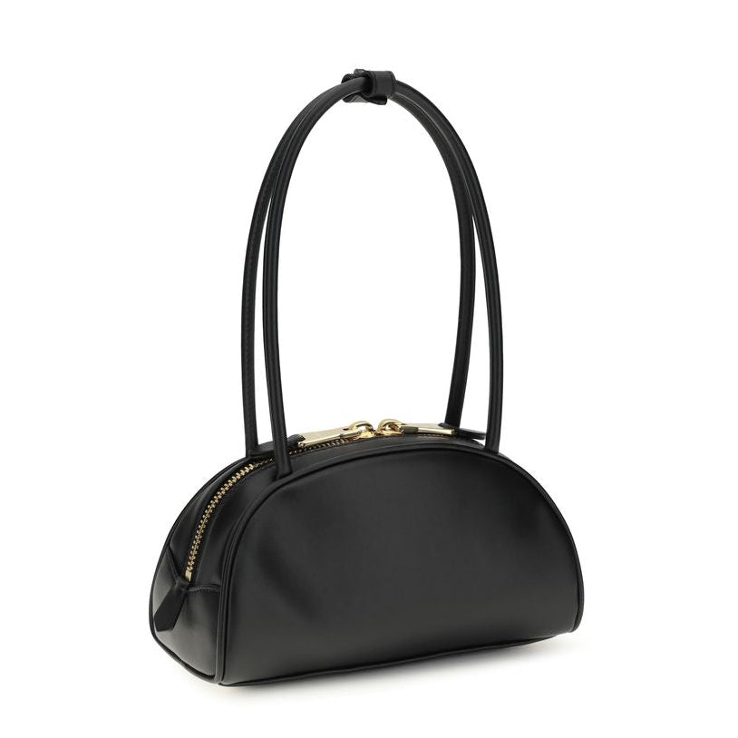 Sac bandoulière Bos Taurus en cuir de veau noir Miu Miu