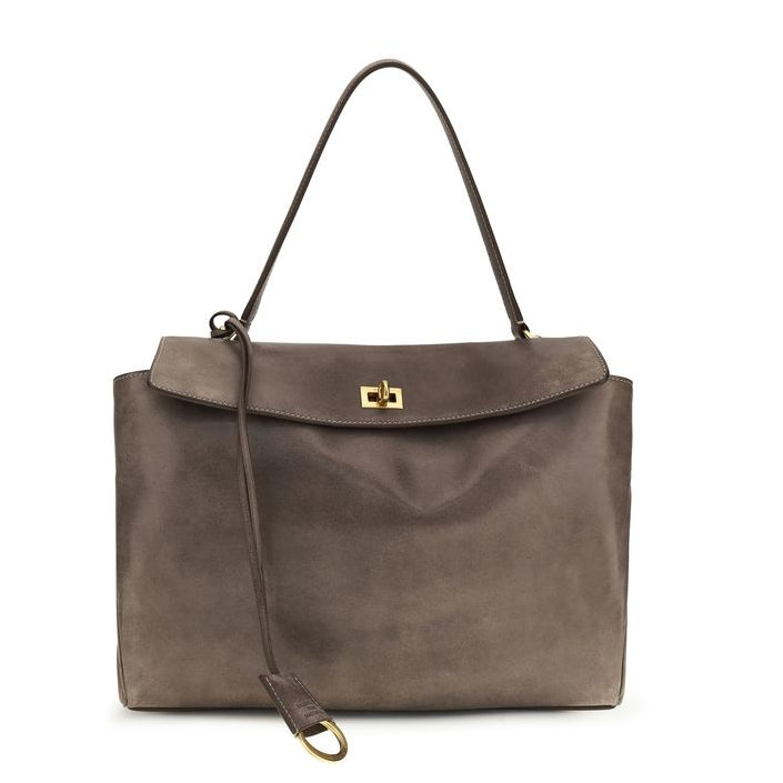Sac à main en Agneau gris Ovis Aries Balenciaga