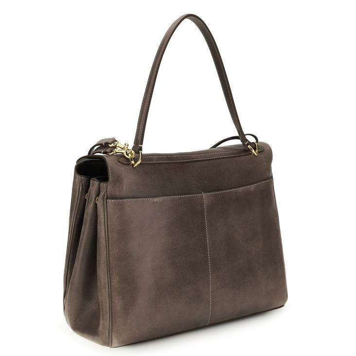 Sac à main en Agneau gris Ovis Aries Balenciaga
