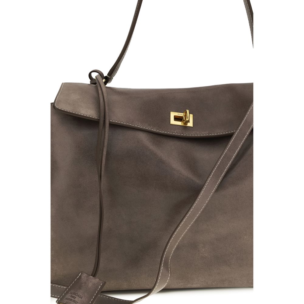 Sac à main en Agneau gris Ovis Aries Balenciaga
