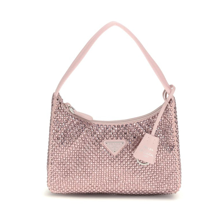 Sac bandoulière multicolore en viscose Prada
