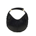Sac bandoulière Bos Taurus en cuir de veau noir Saint Laurent