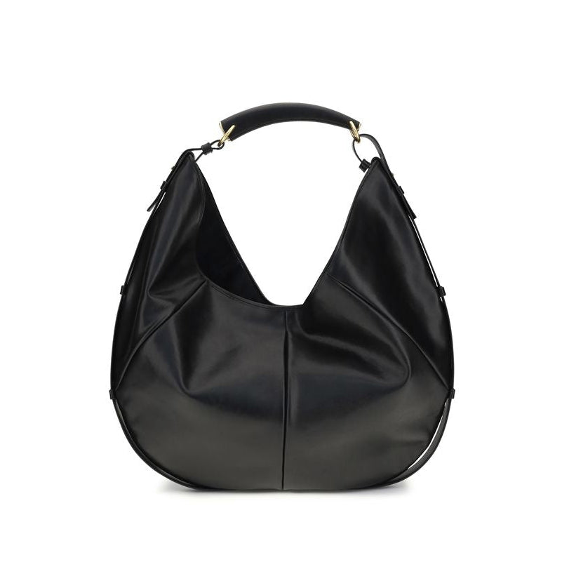 Sac bandoulière Bos Taurus en cuir de veau noir Saint Laurent