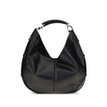Sac bandoulière Bos Taurus en cuir de veau noir Saint Laurent