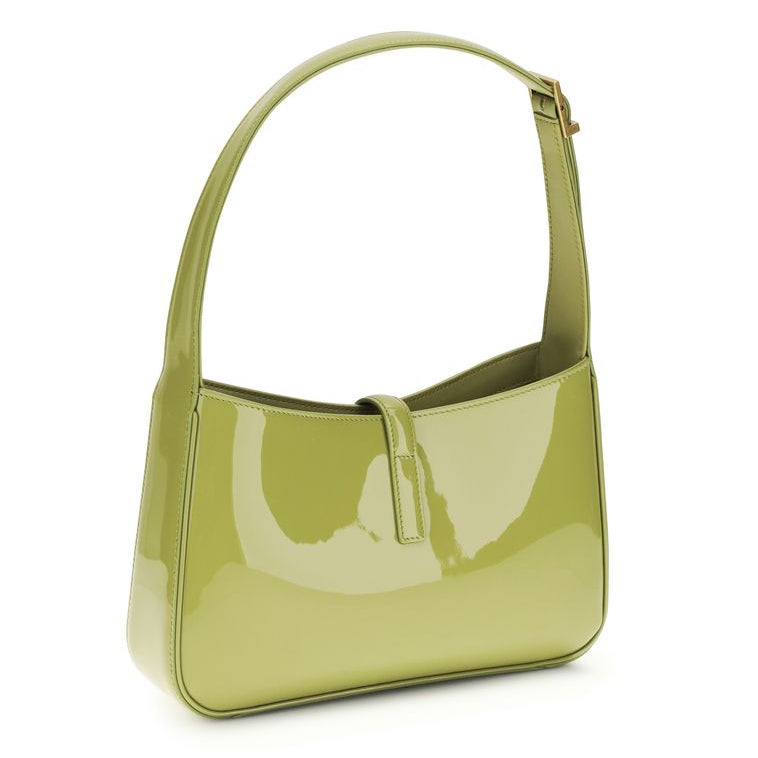 Sac bandoulière Bos Taurus en cuir de veau bicolore Saint Laurent