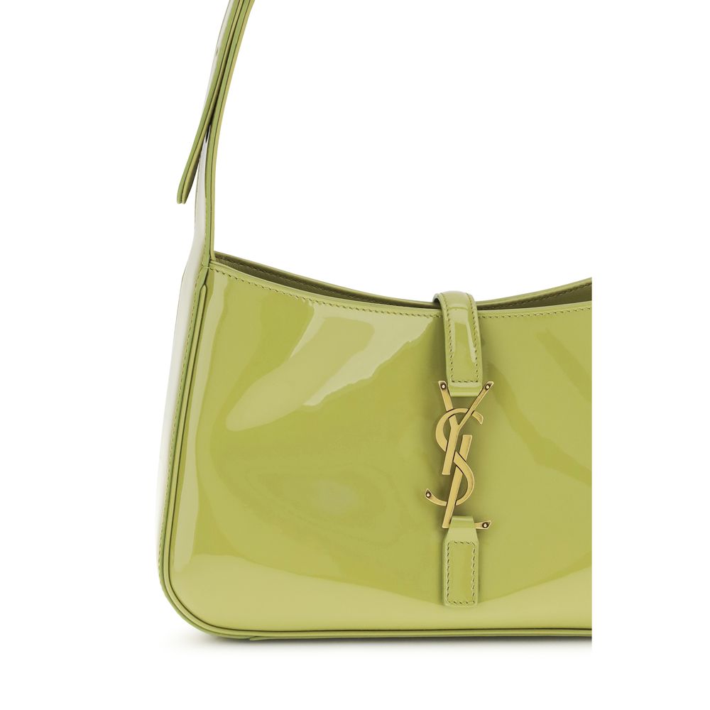 Sac bandoulière Bos Taurus en cuir de veau bicolore Saint Laurent