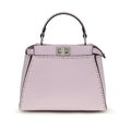 Sac à main Bos Taurus en cuir de veau violet Fendi