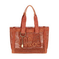 Sac à main cabas en raphia Chloé
