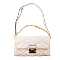 Beige Leather Shoulder Bag Michael Kors