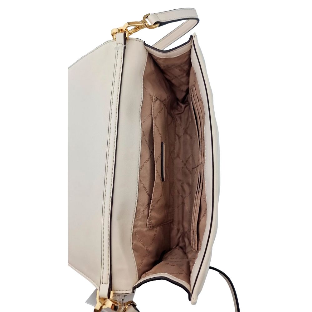Beige Leather Shoulder Bag Michael Kors