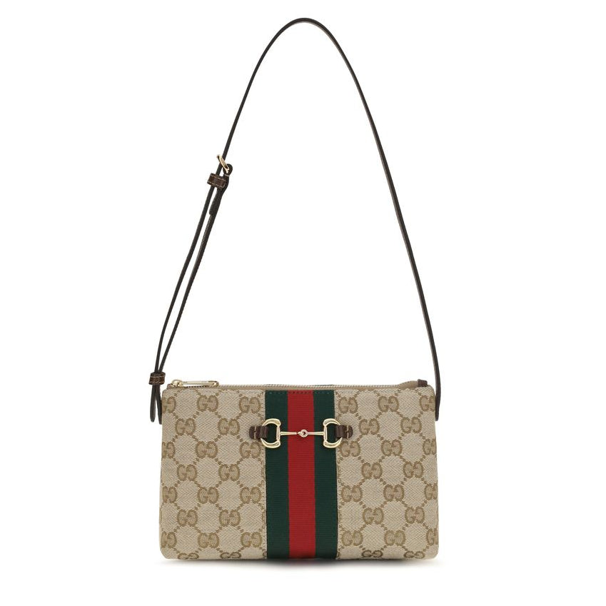 Beige Fabric Shoulder Bag Gucci
