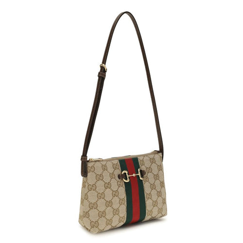 Beige Fabric Shoulder Bag Gucci