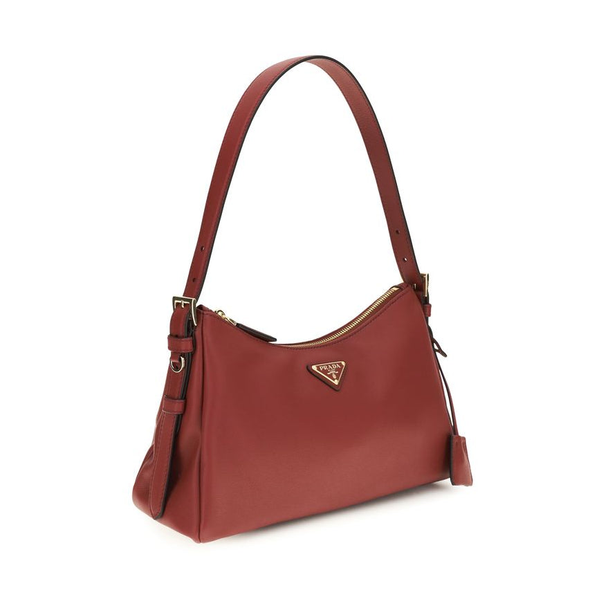 Calf Leather Bos Taurus Shoulder Bag Prada