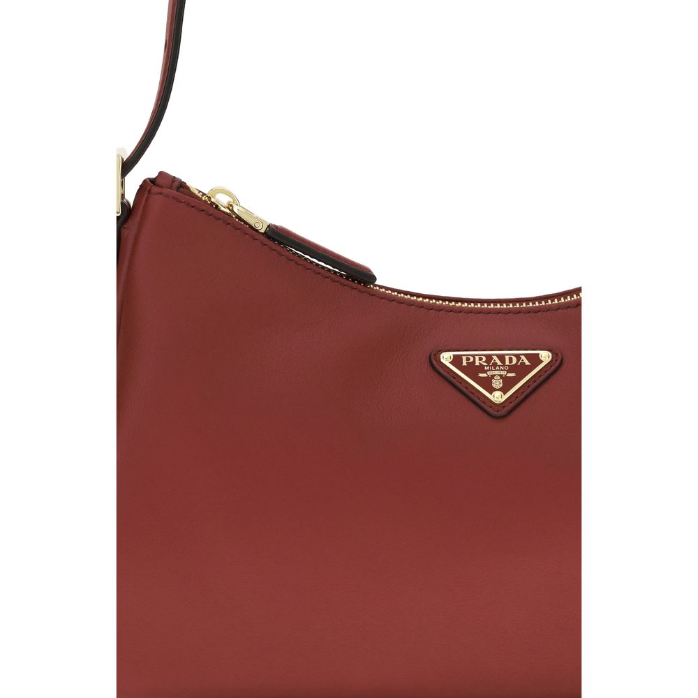 Calf Leather Bos Taurus Shoulder Bag Prada