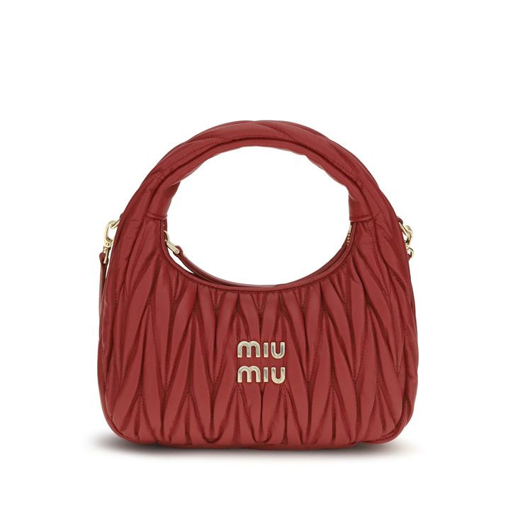 Multicolor Calf Leather Bos Taurus Handbag Miu Miu