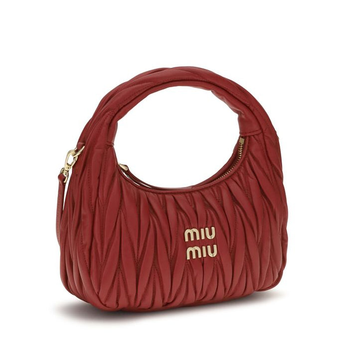 Multicolor Calf Leather Bos Taurus Handbag Miu Miu