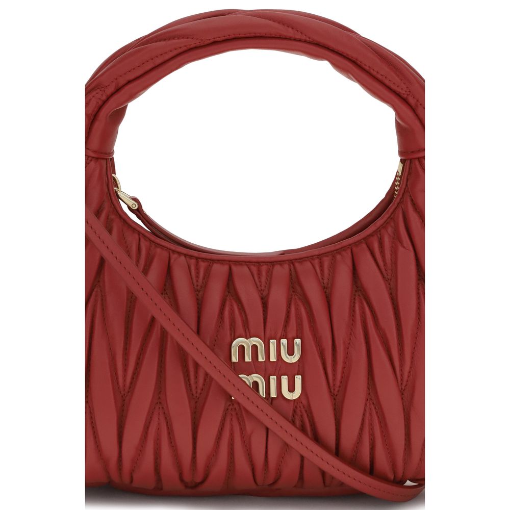 Multicolor Calf Leather Bos Taurus Handbag Miu Miu
