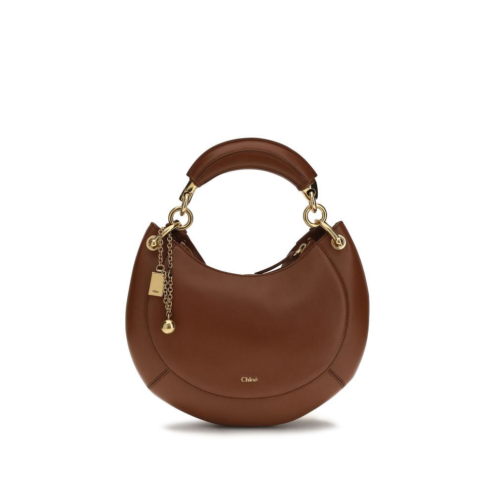 Brown Calf Leather Bos Taurus Shoulder Bag Chloé