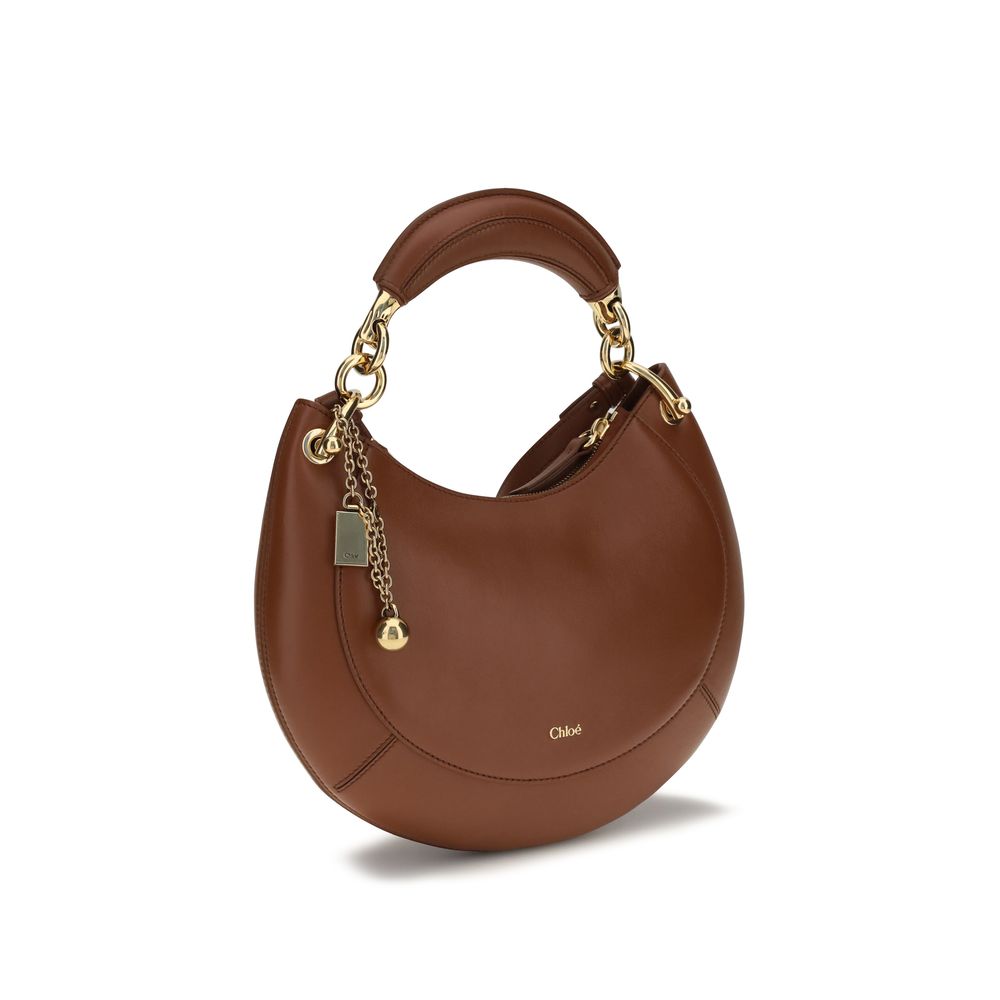Brown Calf Leather Bos Taurus Shoulder Bag Chloé