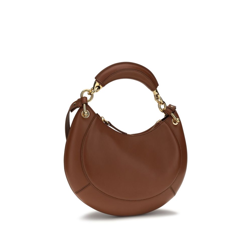 Brown Calf Leather Bos Taurus Shoulder Bag Chloé