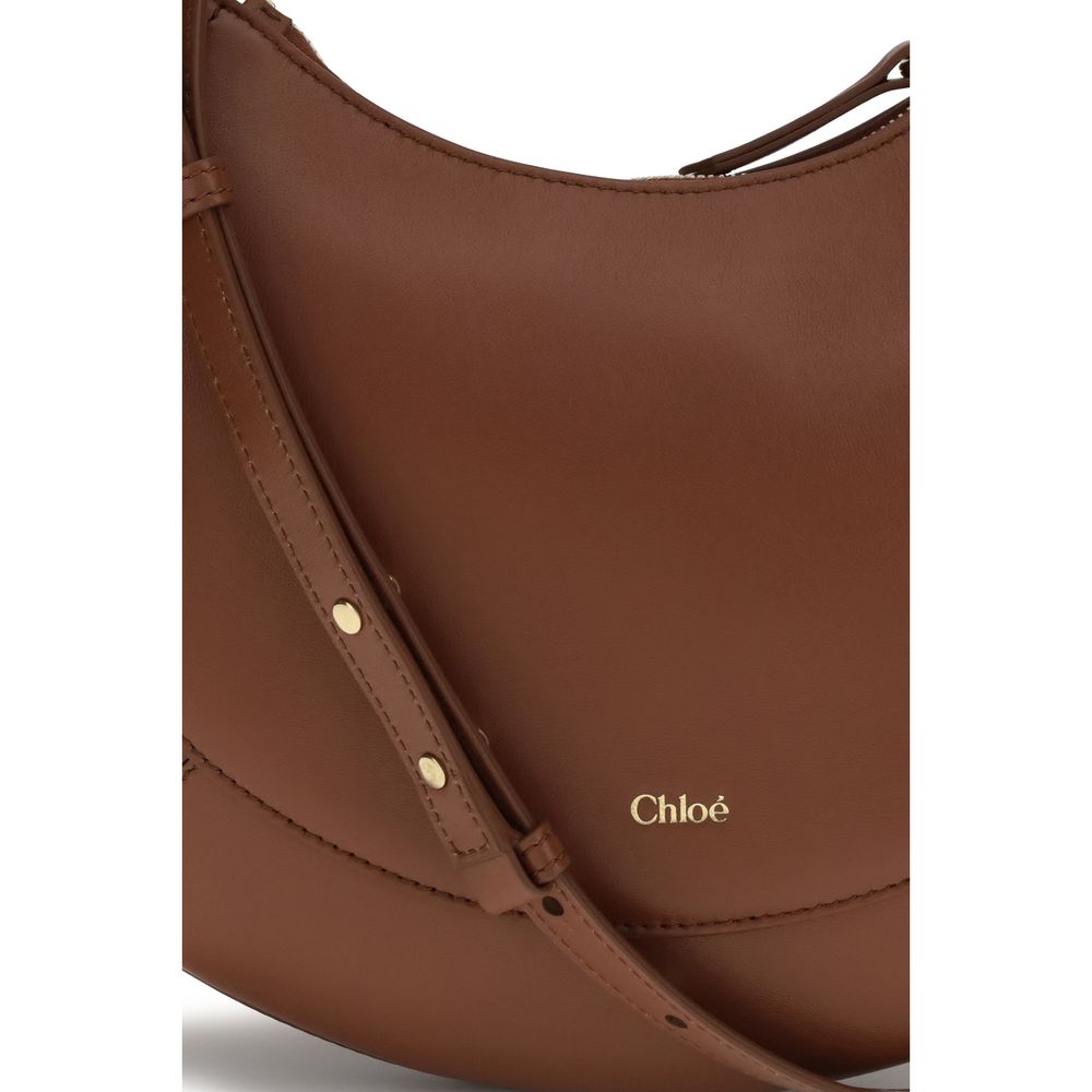 Brown Calf Leather Bos Taurus Shoulder Bag Chloé