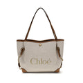 Beige Cotton Shoulder Bag Chloé
