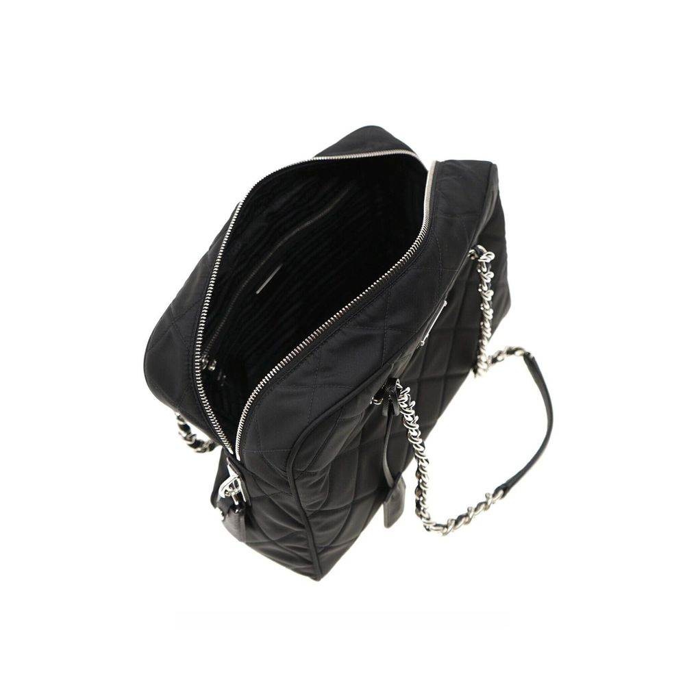 Black Nylon Shoulder Bag Prada