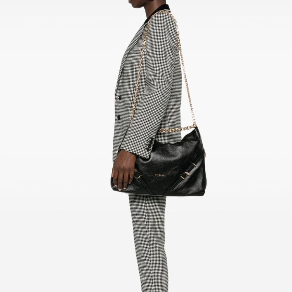 Black Calfskin Shoulder Bag Givenchy