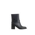 Bottines en cuir noir Burberry