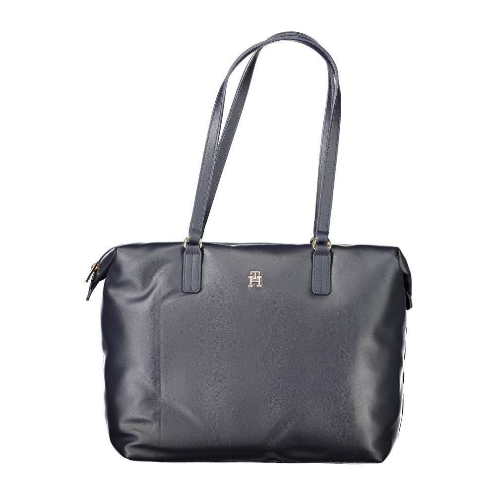 Sac à main en polyester bleu Tommy Hilfiger