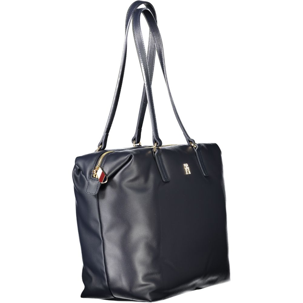 Sac à main en polyester bleu Tommy Hilfiger