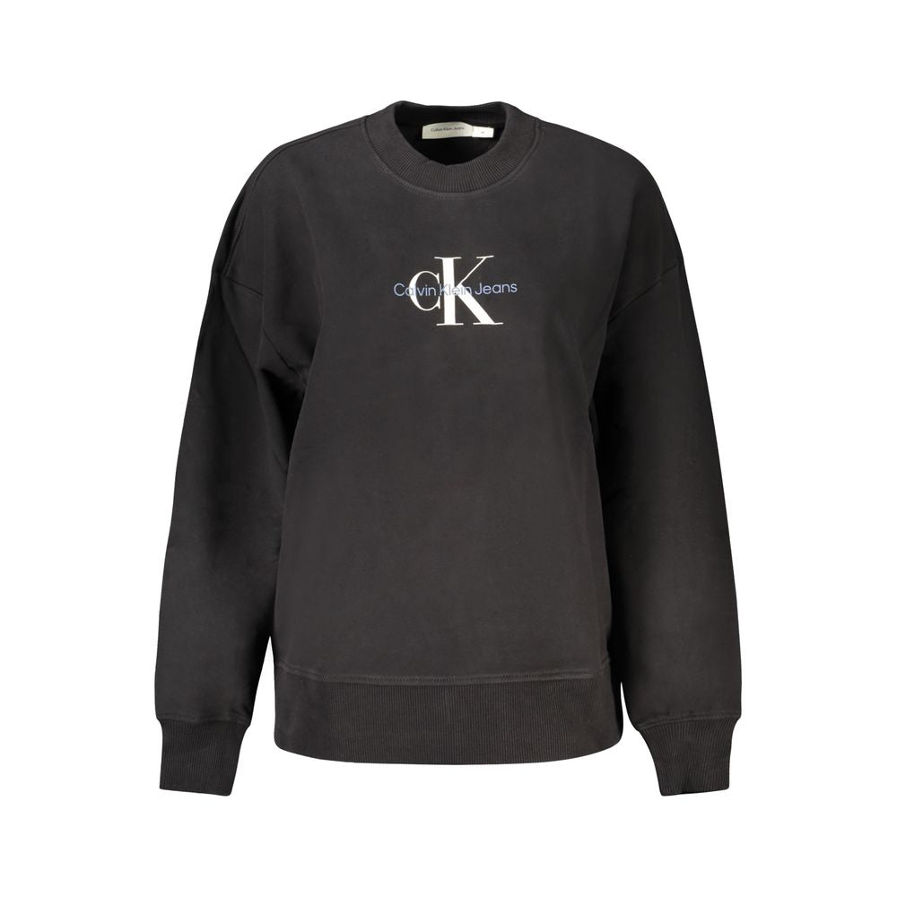 Sweat en coton noir Calvin Klein