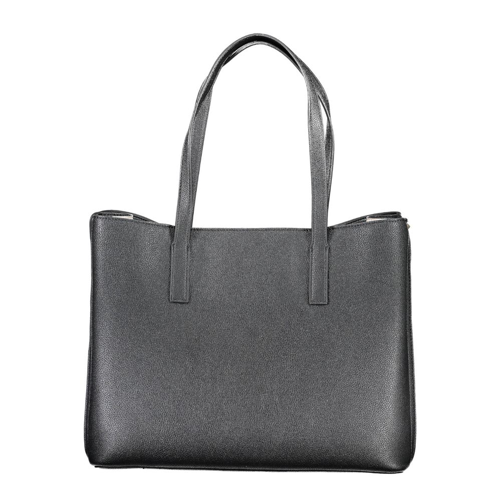 Sac à main en polyuréthane noir Guess
