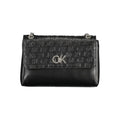 Sac bandoulière noir en polyester Calvin Klein